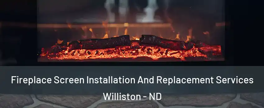  Fireplace Screen Installation And Replacement Services Williston - ND