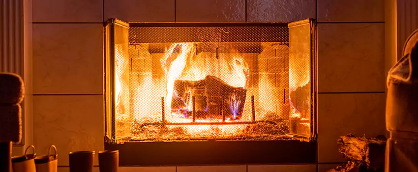 Mendota Hearth Landscape Fireplace Installation in Williston, North Dakota