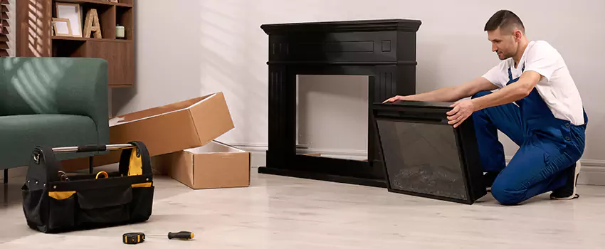 Old Rusted Metal Fireplace Repair And Replacement in Williston, ND