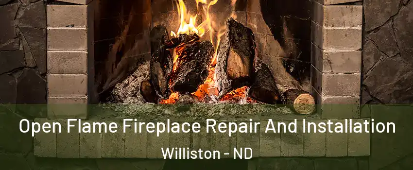  Open Flame Fireplace Repair And Installation Williston - ND